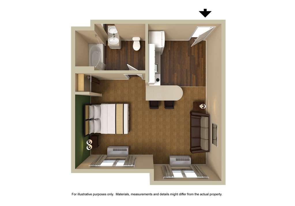 Extended Stay America Suites - Albuquerque - Rio Rancho Blvd Habitación foto